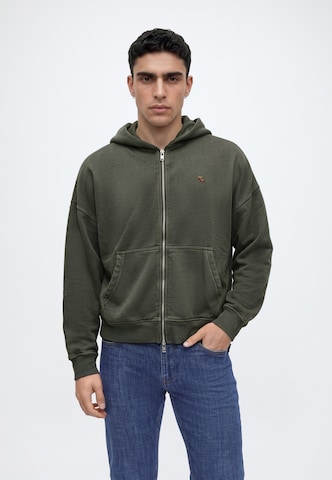 Hanorac de la Abercrombie & Fitch pe verde: față