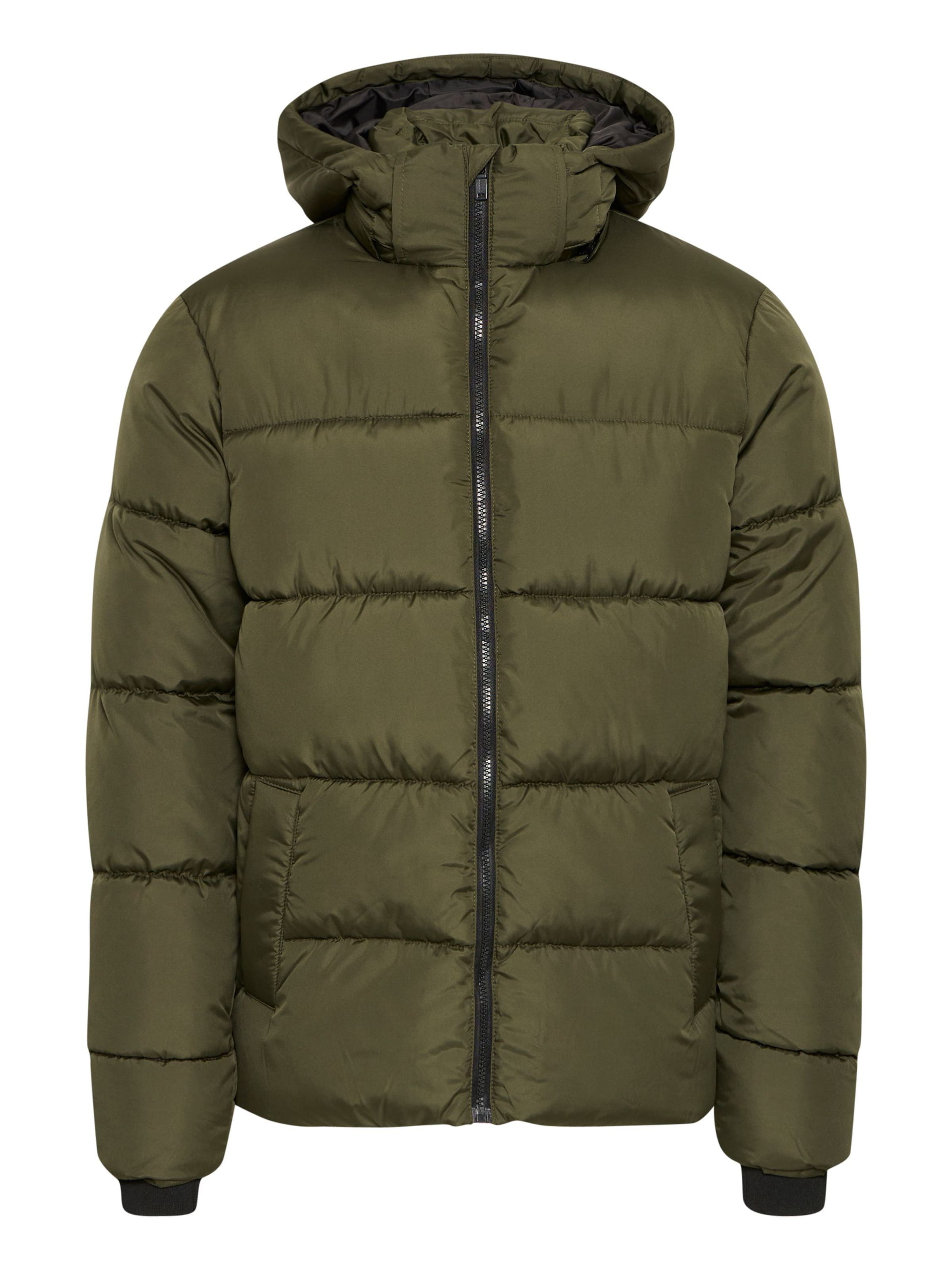 Veste d’hiver ' BHMZIPKE ' BLEND en vert : devant