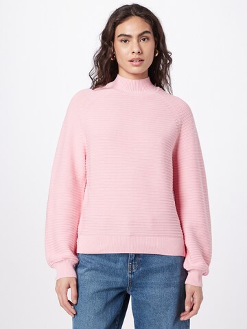 TOM TAILOR DENIM Sweater in Pink: front