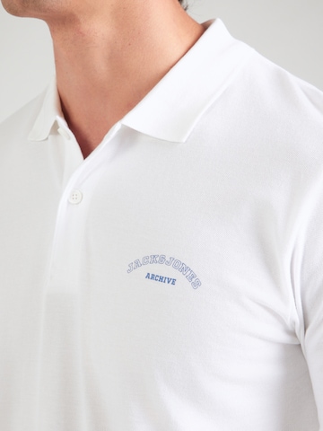 JACK & JONES - Camiseta 'JJCOLLEGE' en blanco