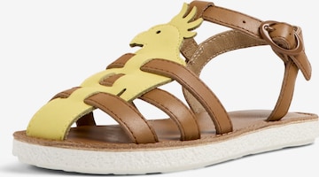 CAMPER Sandals ' Twins ' in Brown: front