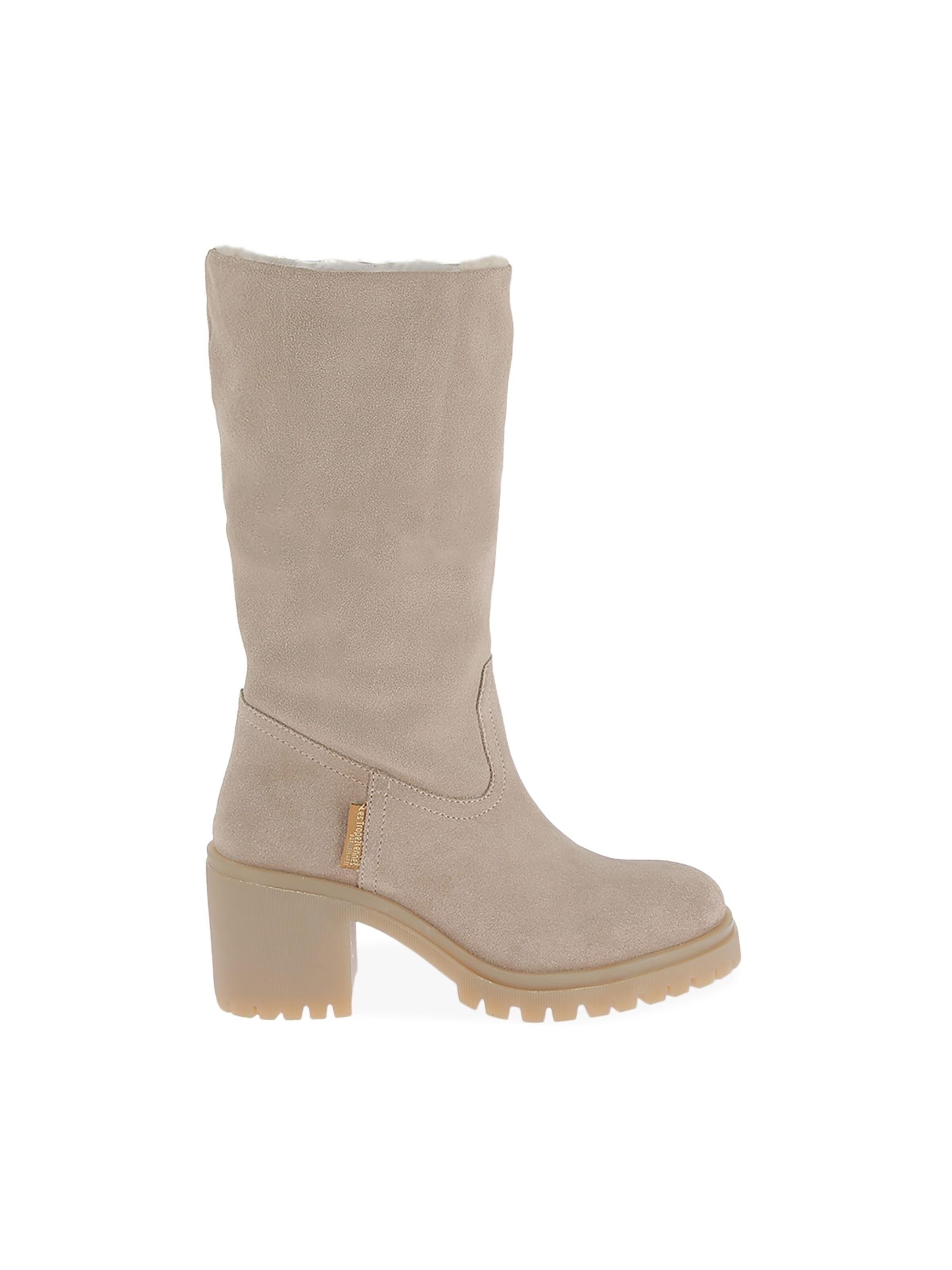 Les Tropéziennes - Botas de tobillo 'Lederstiefeletten von M.belarbi Velvia' en beige