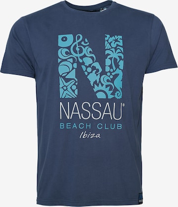 NASSAU Beach Club Shirt in Blue: front