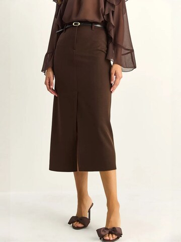 Bianco Lucci Rok in Bruin: voorkant