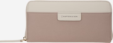 Kapten & Son Portemonnaie 'Bergen Pro' in Grau: Vorderseite