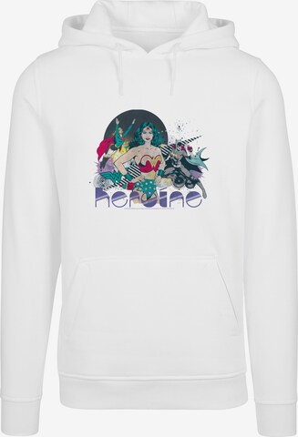 F4NT4STIC Sweatshirt 'DC Comics Justice League Heroine' in Wit: voorkant