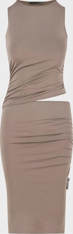 Robe 'TALIA DRESS BROWN' FEMSSY en beige : devant