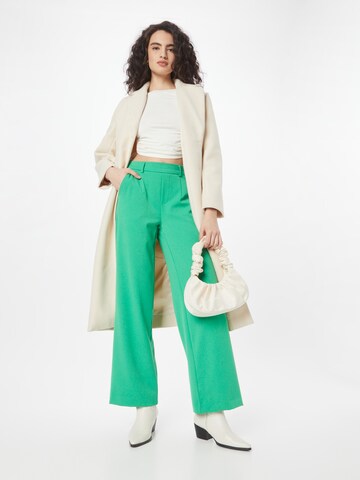 Wide leg Pantaloni 'Lisa' de la OBJECT pe verde