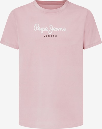 Pepe Jeans Shirt 'EGGO' in Dark brown / Pink / White, Item view