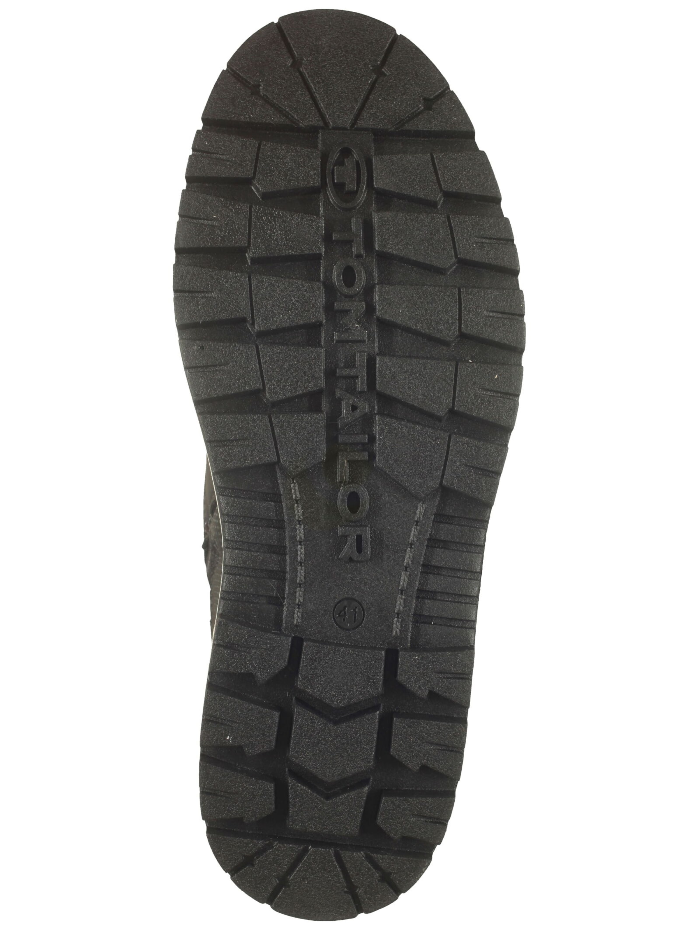 Bottes à lacets TOM TAILOR en noir