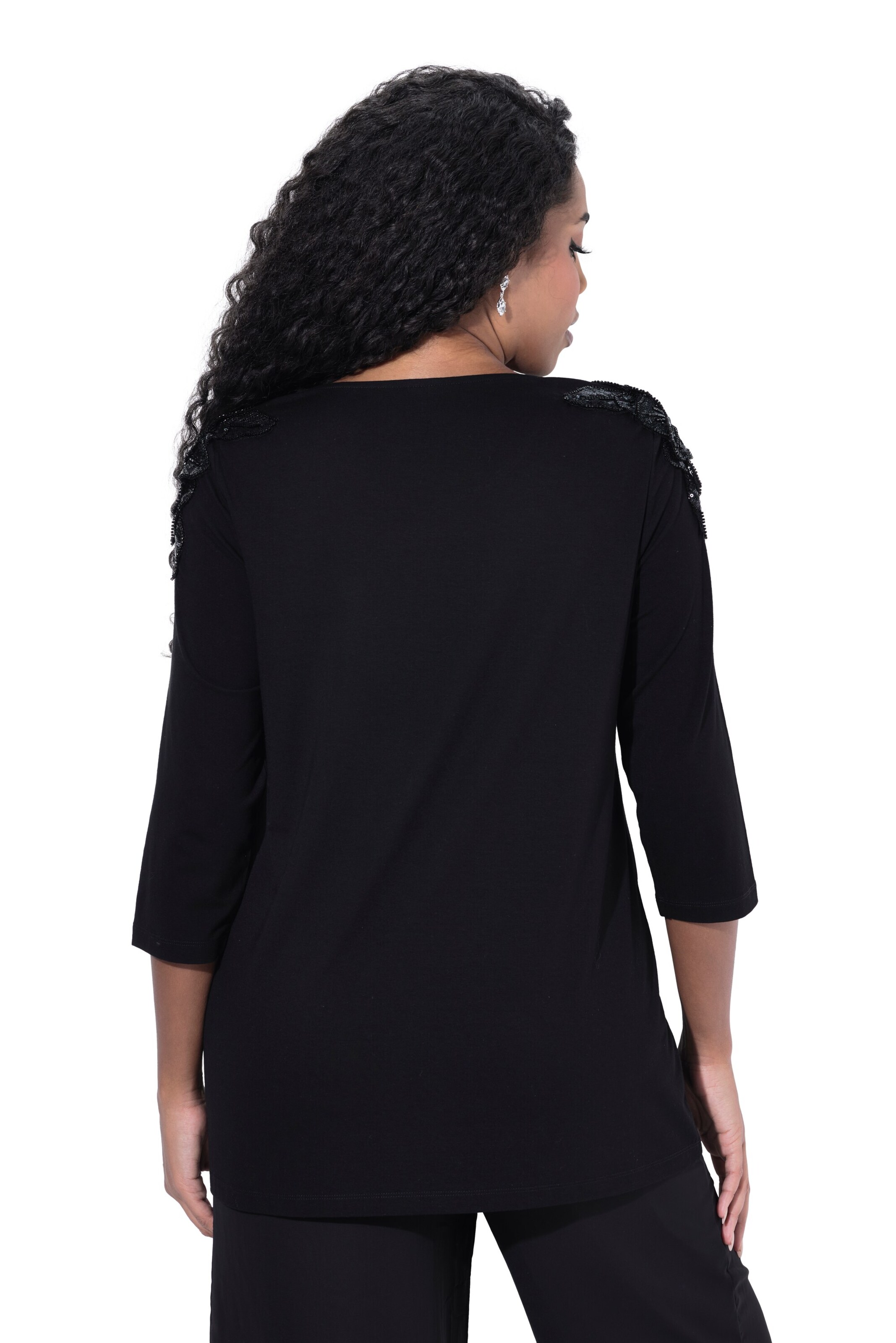 Ulla Popken Shirt in Schwarz