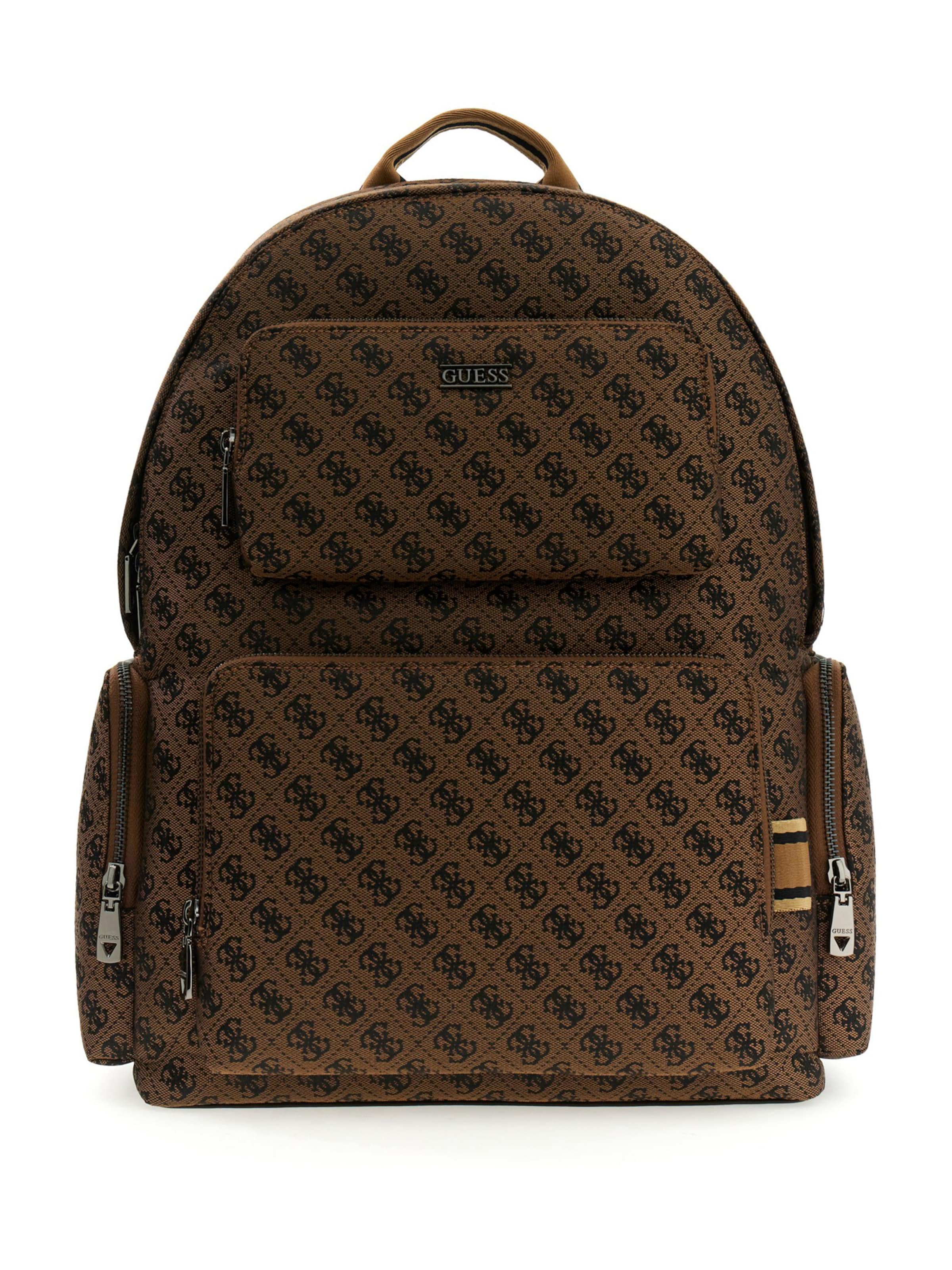 GUESS Рюкзак 'Boston' в Коричневый: спереди