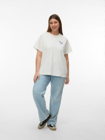 Vero Moda Curve T-shirt 'VMCVERA CATY' i vit