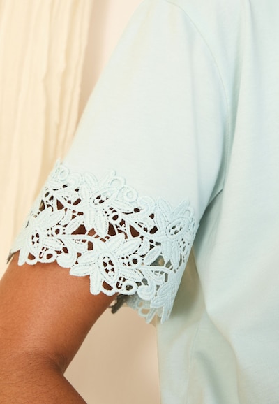 Friends Like These T-shirt en aqua, Vue avec produit