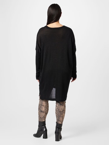 Fransa Curve Sweter w kolorze czarny
