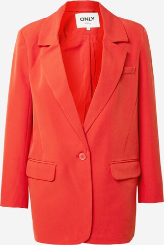 Blazer 'Lana-Berry' di ONLY in rosso: frontale