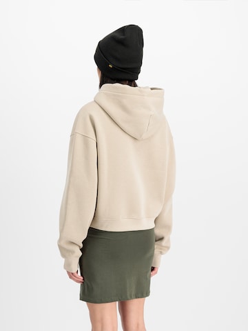 Sweat-shirt ALPHA INDUSTRIES en beige