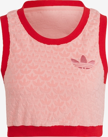 ADIDAS ORIGINALS Τοπ 'Adicolor 70S Monogram ' σε ροζ: μπροστά