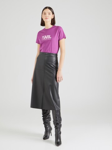 Karl Lagerfeld T-Shirt in Lila