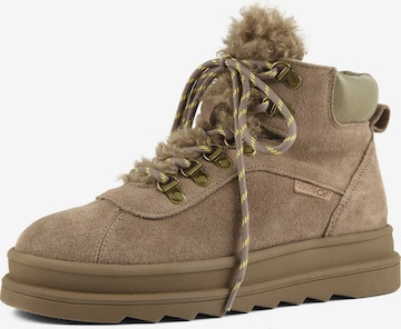 Stivaletto stringato di COLORS OF CALIFORNIA in marrone: frontale