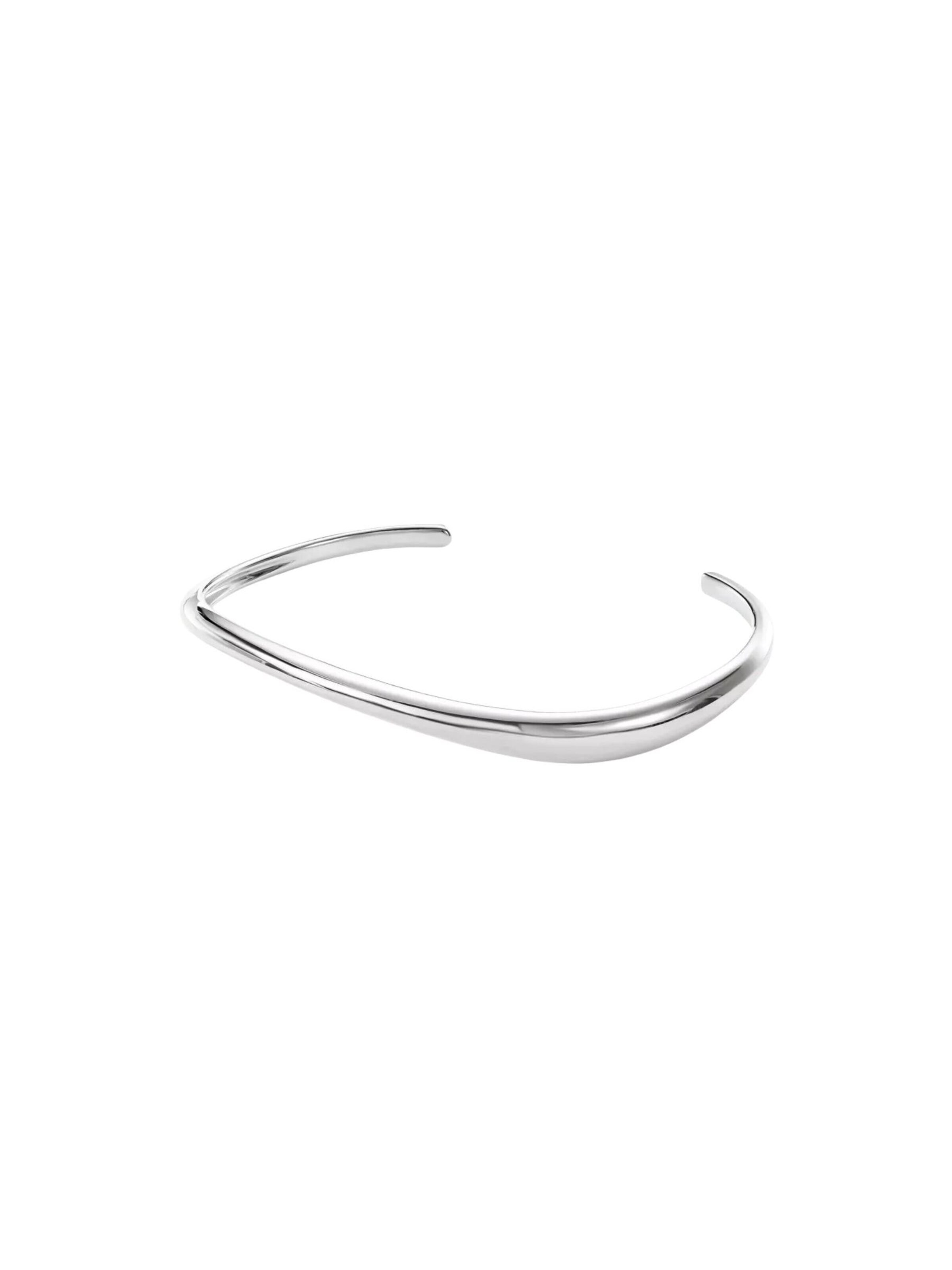Bracelet 'Schmaler Wellen-Armreif aus Recyceltem Sterlingsilber' Thomas Sabo en argent