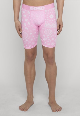 PSD Boxerky 'Bandana' – pink: přední strana