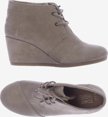 TOMS Stiefelette 38 in Grau: predná strana