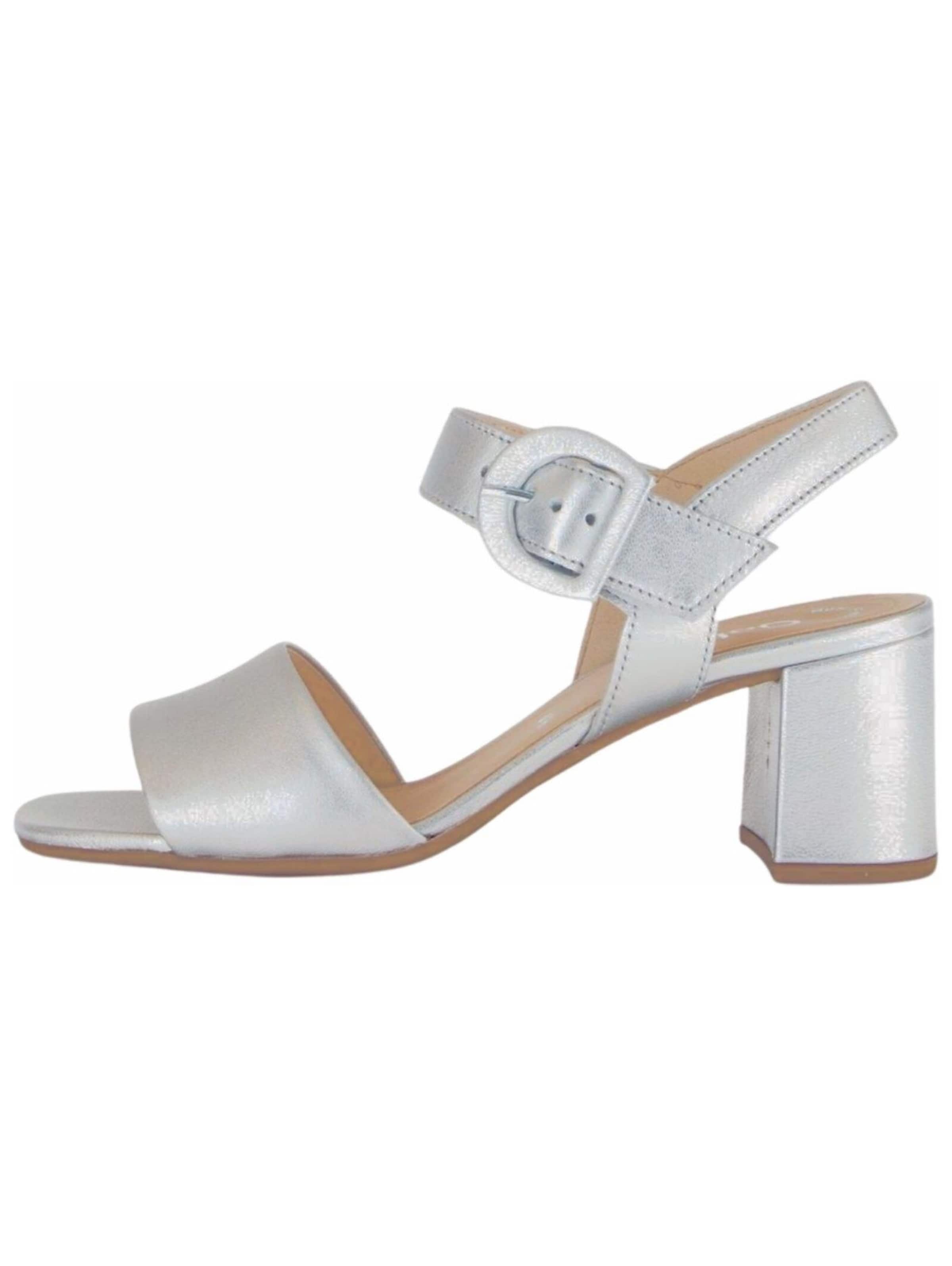 GABOR Sandale in Silber