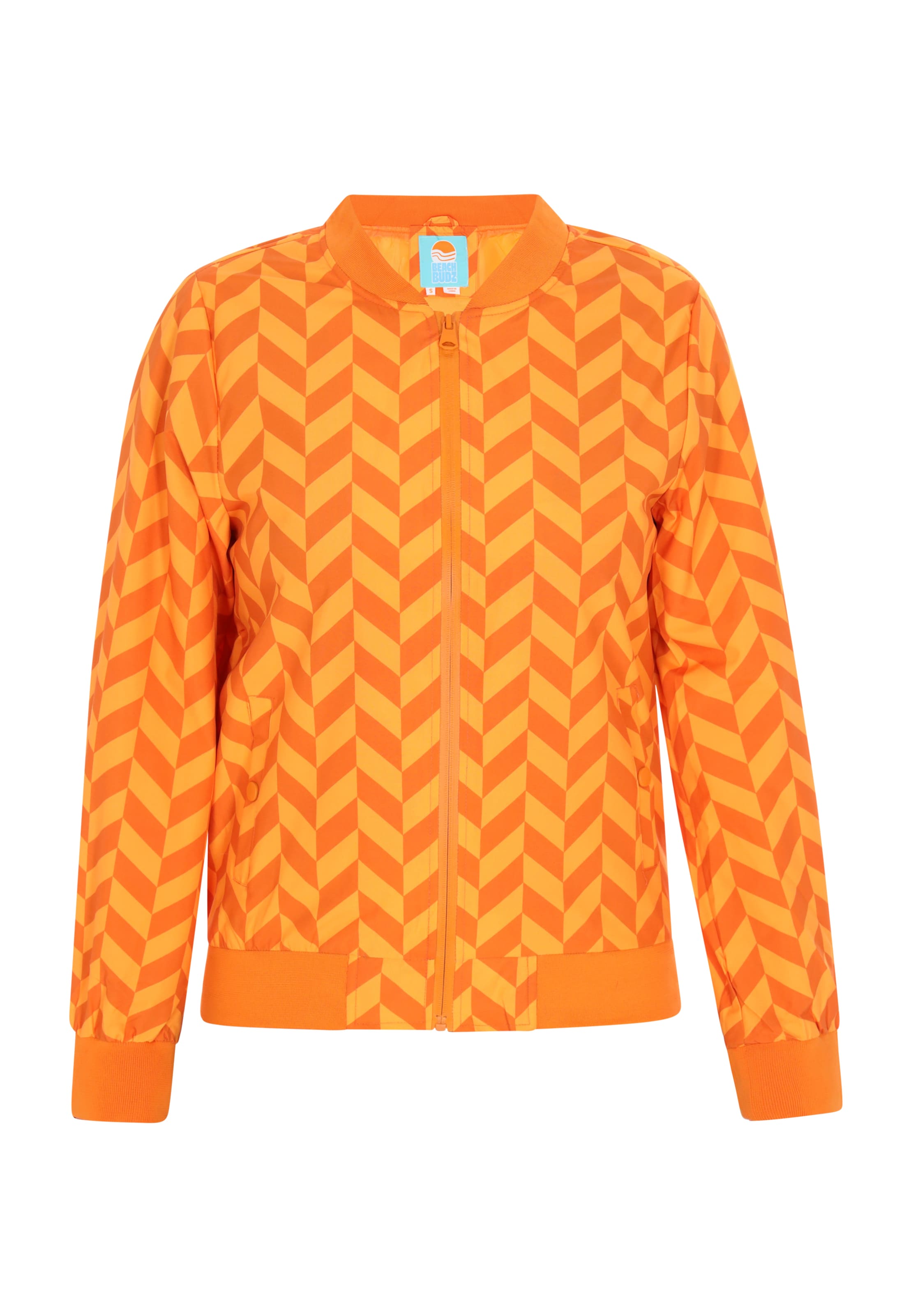 beach budz Jacke in Orange: Vorderseite