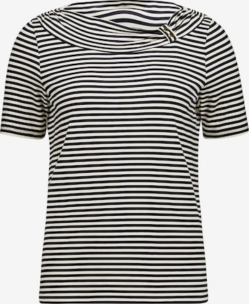 Betty Barclay Ringelshirt mit Raffung in Blau: Vorderseite