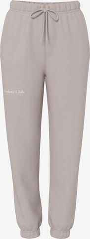 PIECES - Tapered Pantalón 'PCRISSO' en gris: frente