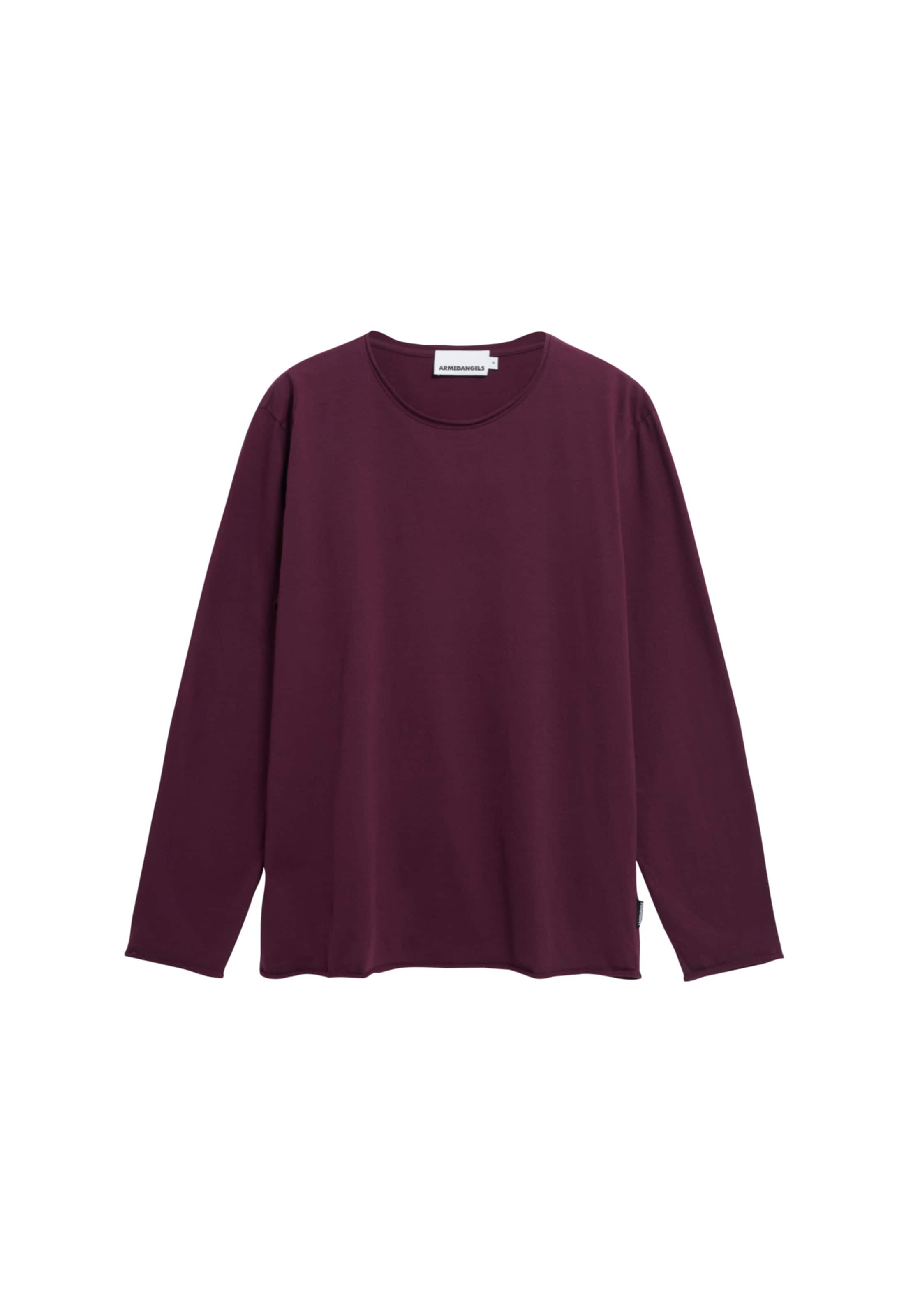 Maglietta 'MAARKOS' di ARMEDANGELS in rosso: frontale