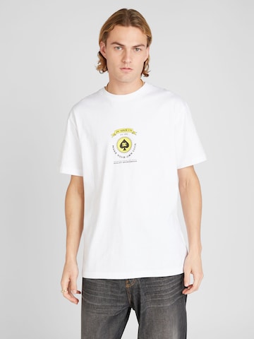 DC Shoes T-Shirt 'LUCKY HAND' in Weiß