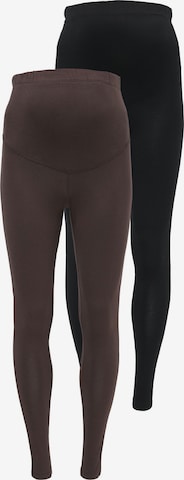 Only Maternity Leggings i brun: forside