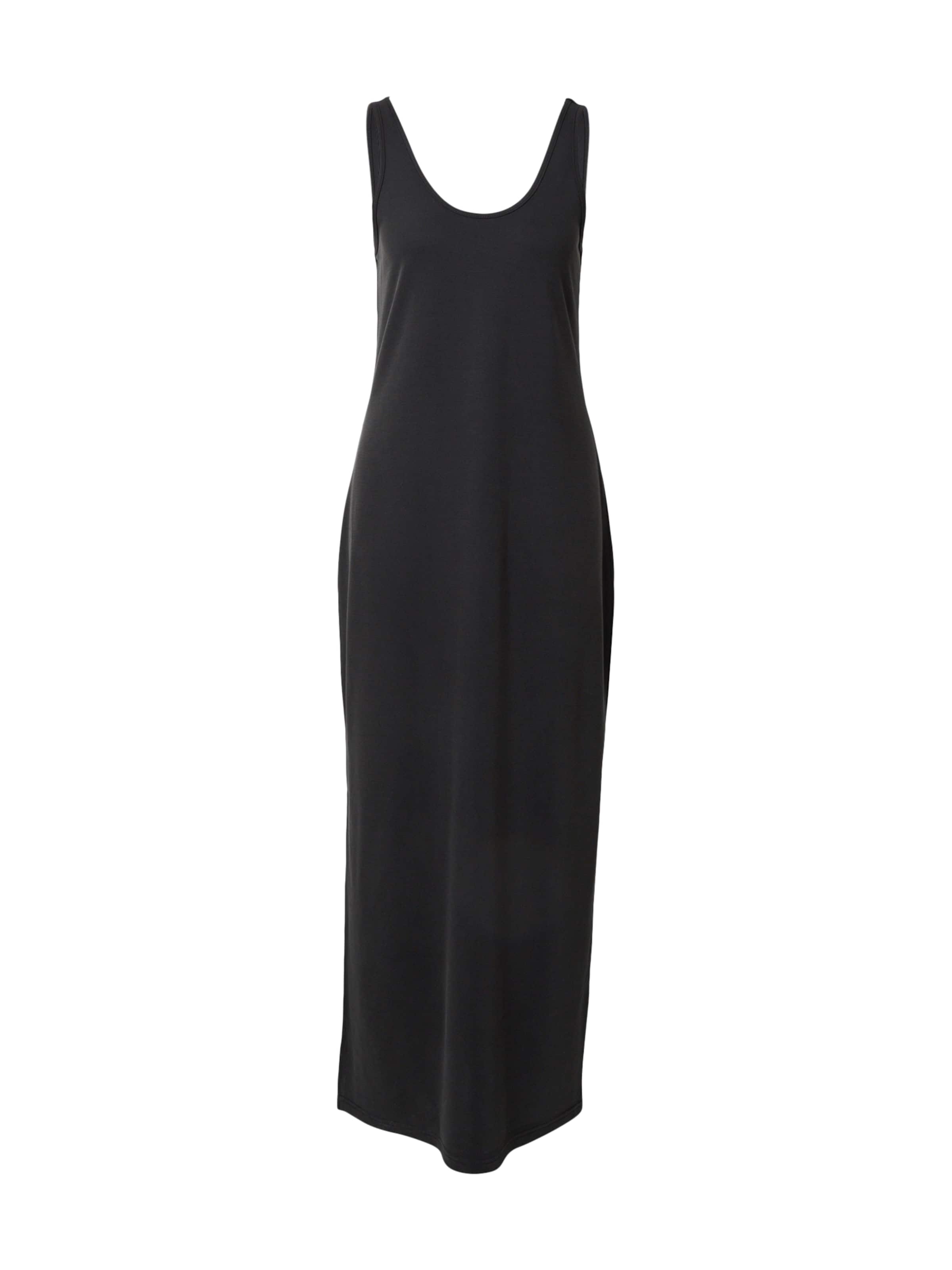 Karo Kauer Kleid in Schwarz: Vorderseite