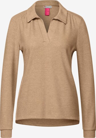 STREET ONE Shirt in Beige: predná strana