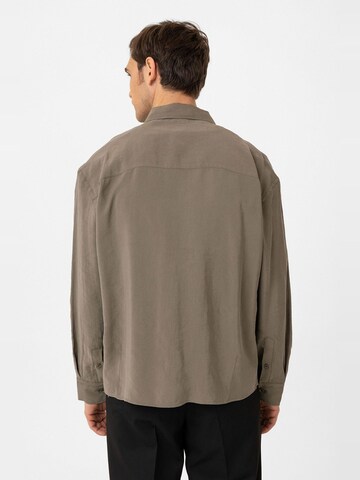 Coupe regular Chemise 'Nordin' Antioch en vert