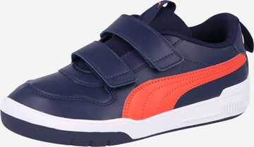 Baskets PUMA en bleu : devant