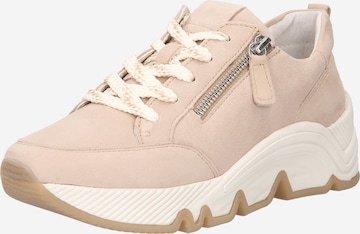 GABOR - Zapatillas deportivas bajas en beige: frente