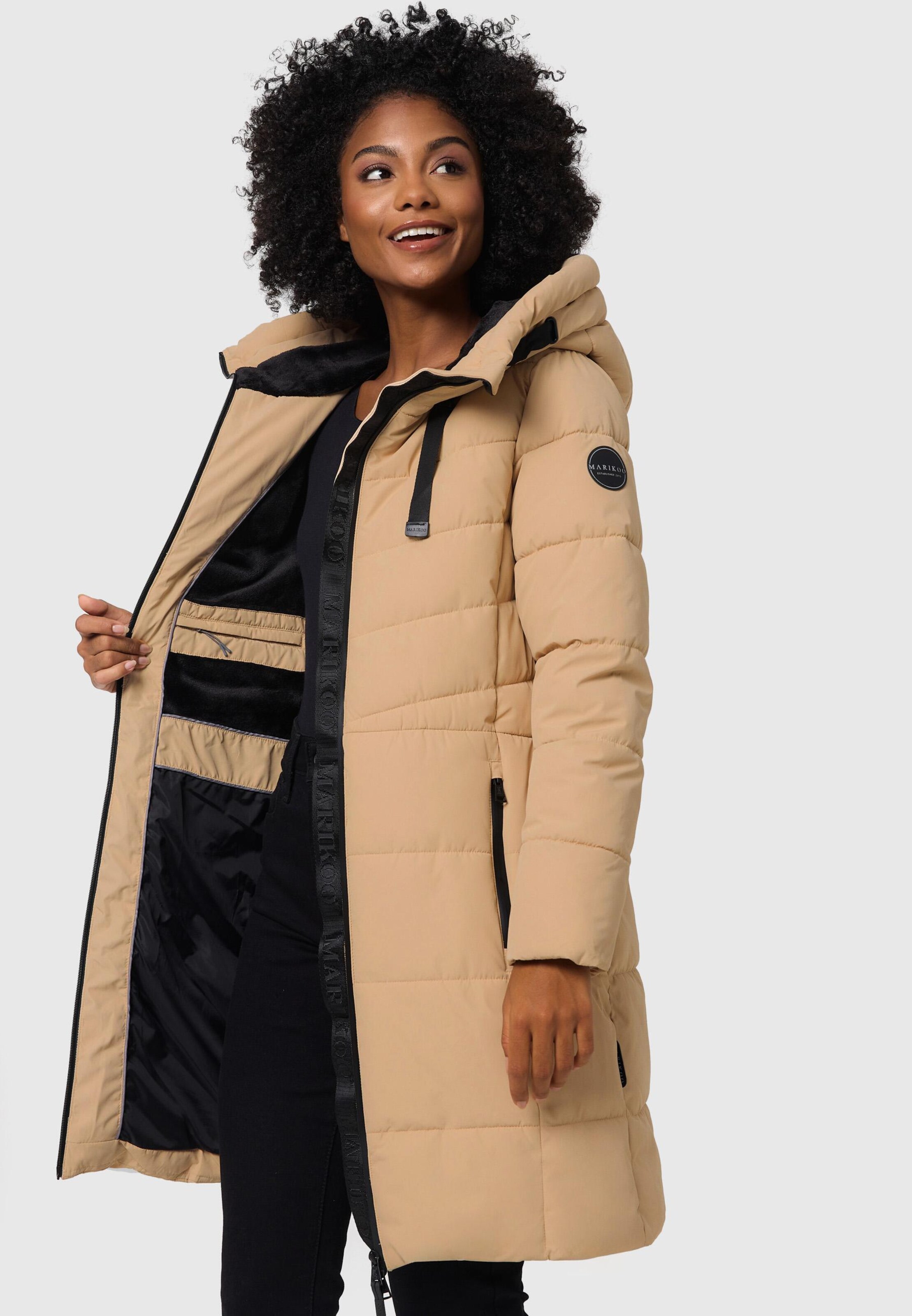 MARIKOO Wintermantel 'Natsukoo XVI' in Beige | ABOUT YOU