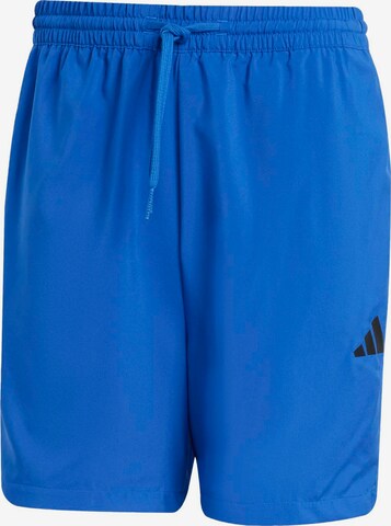 ADIDAS SPORTSWEAR Workout Pants 'Essentials' in Blue: front
