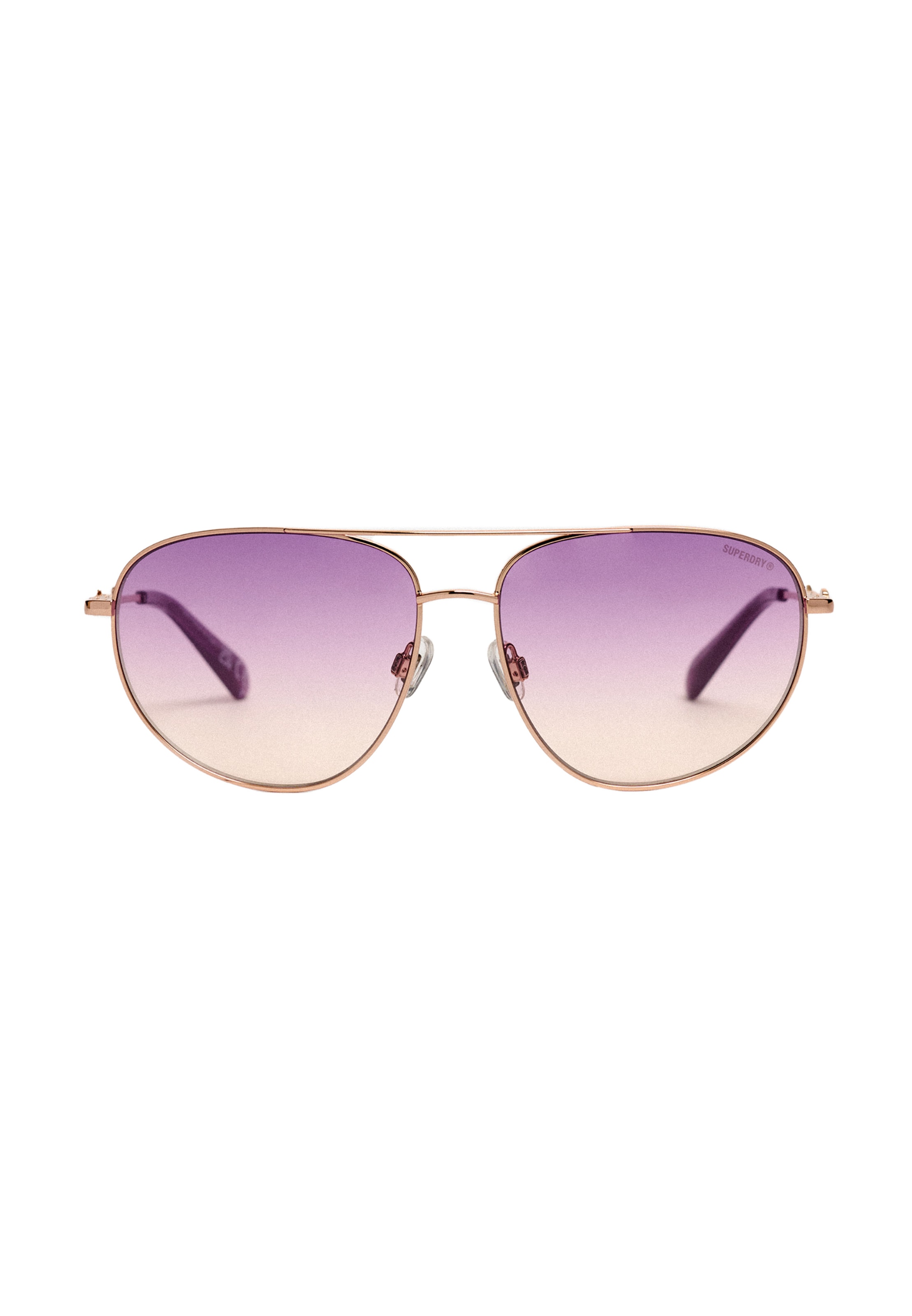 Lunettes de soleil Superdry & Co en violet : devant