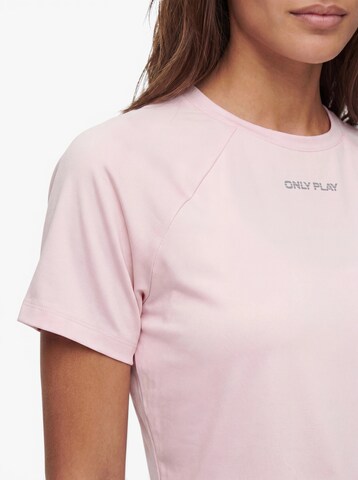 ONLY PLAY Performance Shirt 'ONPASTER' in Pink