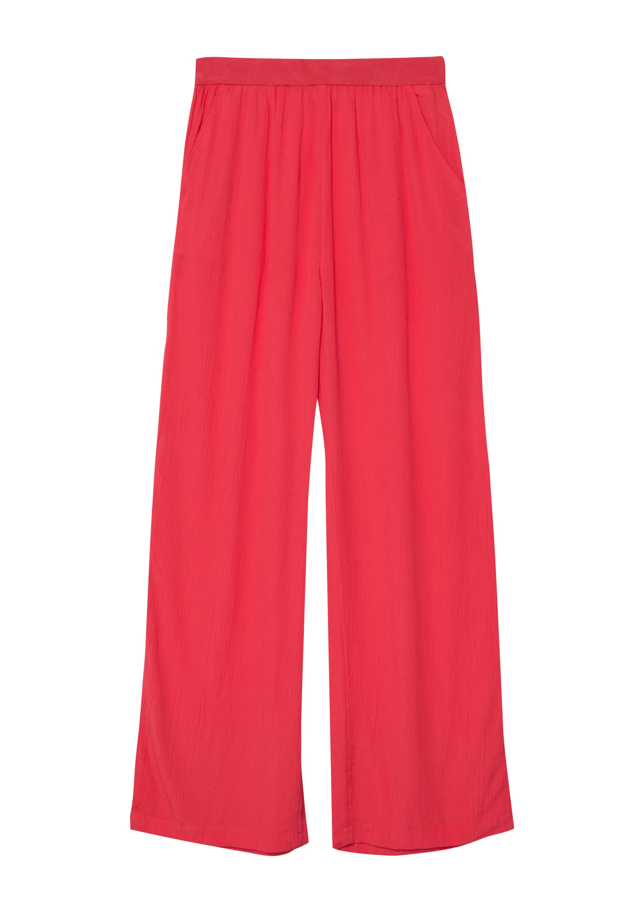 s.Oliver Wide Leg Hose in Rot: Vorderseite