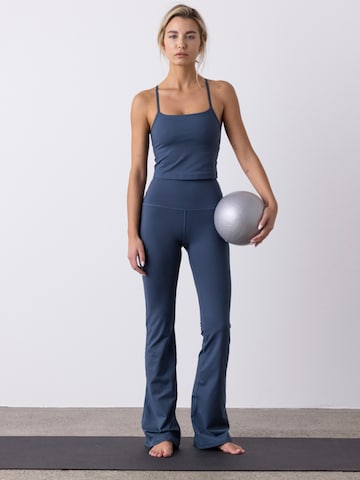Hey Honey - Acampanado Leggings 'Flared Always Dressed' en verde