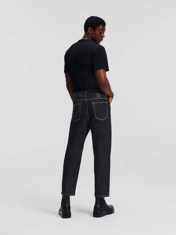 Karl Lagerfeld Tapered Jeans in Schwarz