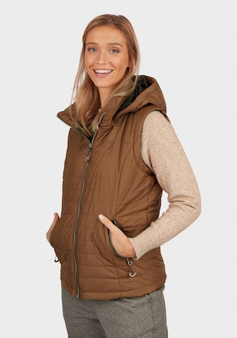 Navigazione Bodywarmer in Bruin: voorkant