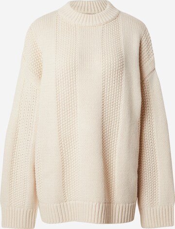 Pull-over TOPSHOP en beige : devant