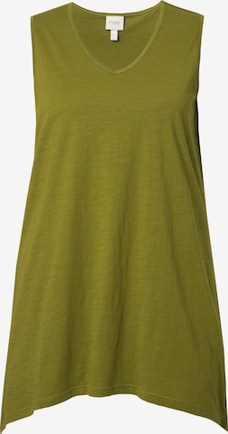 Ulla Popken Shirt in Grün: Vorderseite