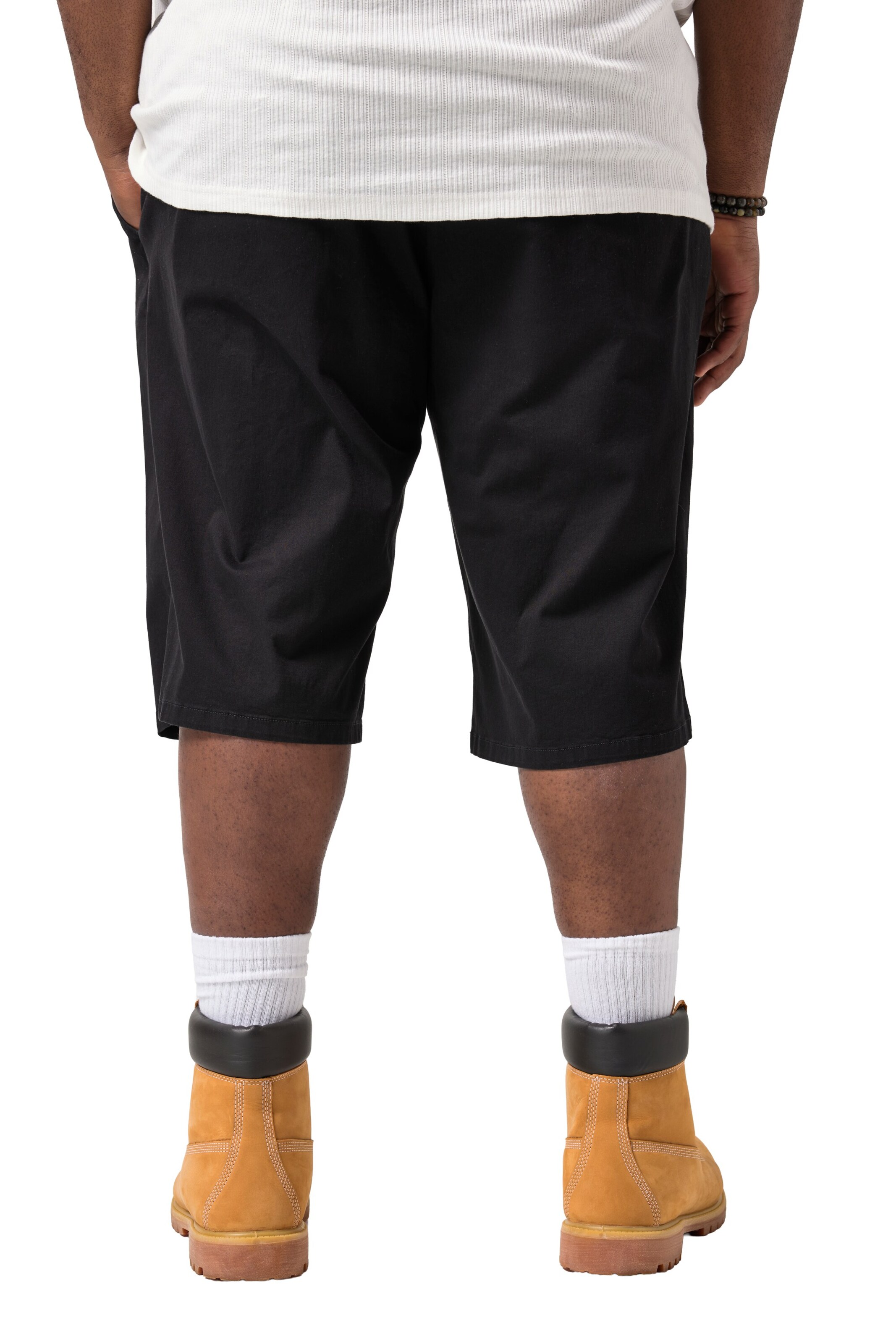 STHUGE Loosefit Bandplooibroek in Zwart